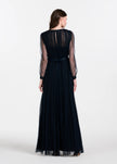 SPANISH LUXE TULLE GOWN WITH CRYSTAL FLOWER