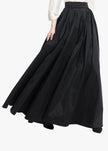 SOFT TAFFETA BALLGOWN SKIRT BLACK