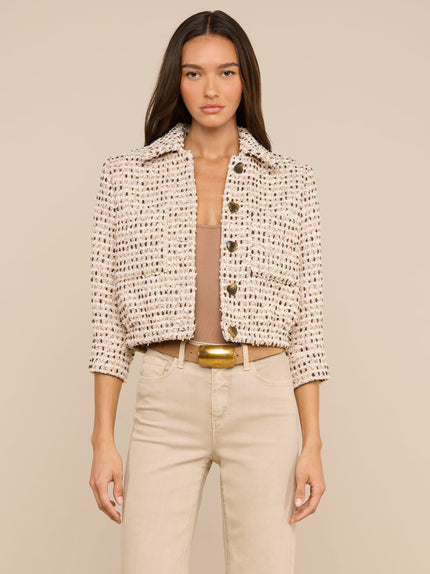 JIA CROPPED TWEED JACKET