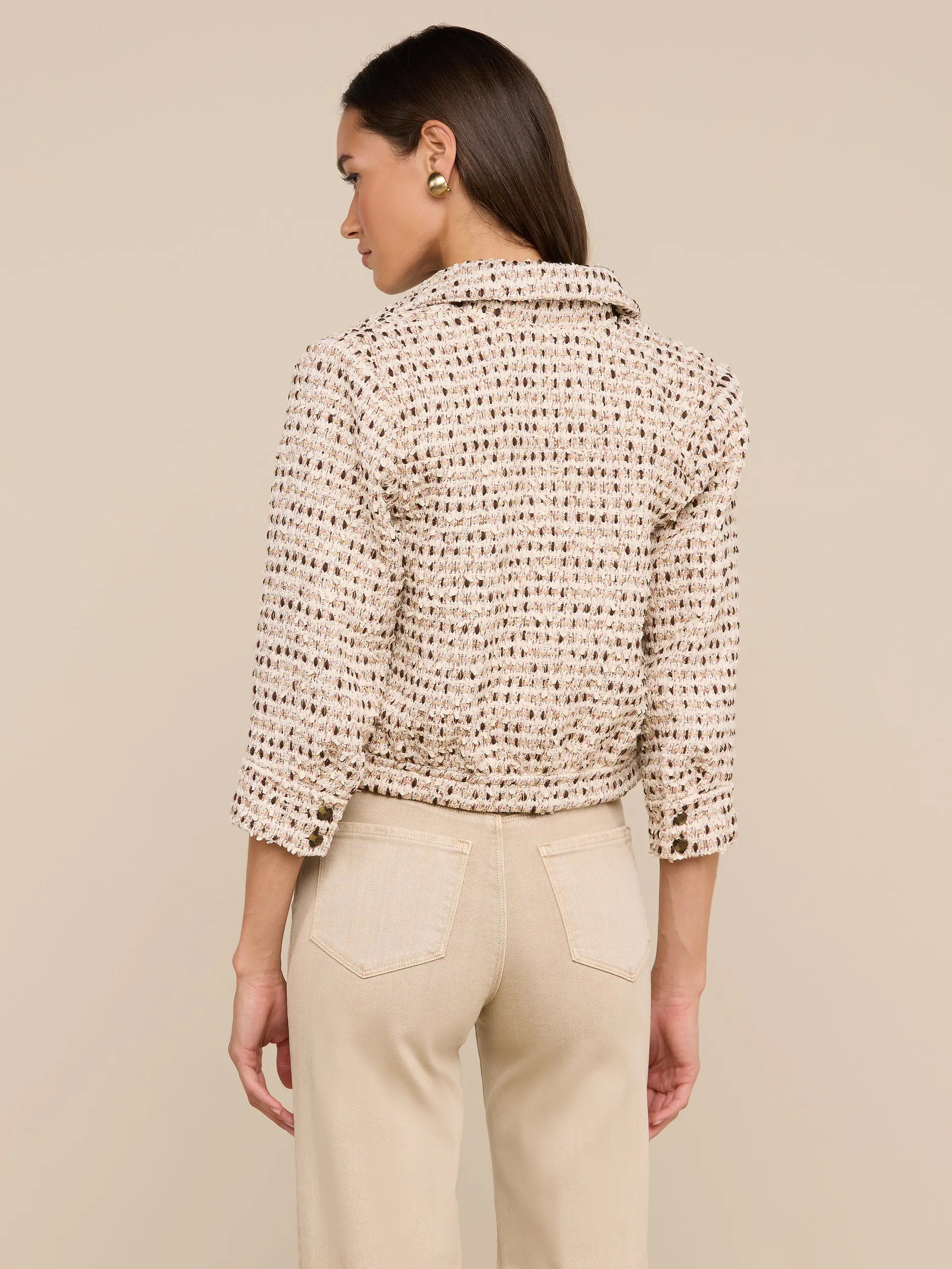 JIA CROPPED TWEED JACKET