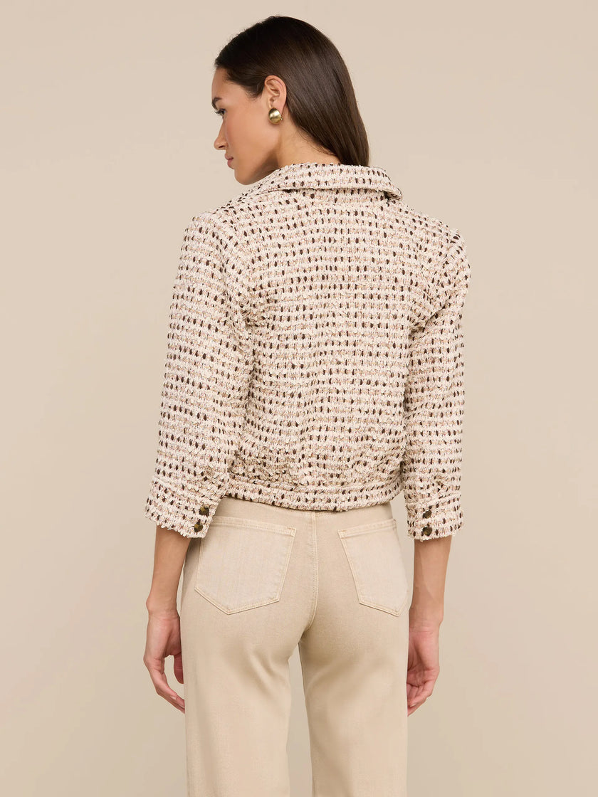 JIA CROPPED TWEED JACKET