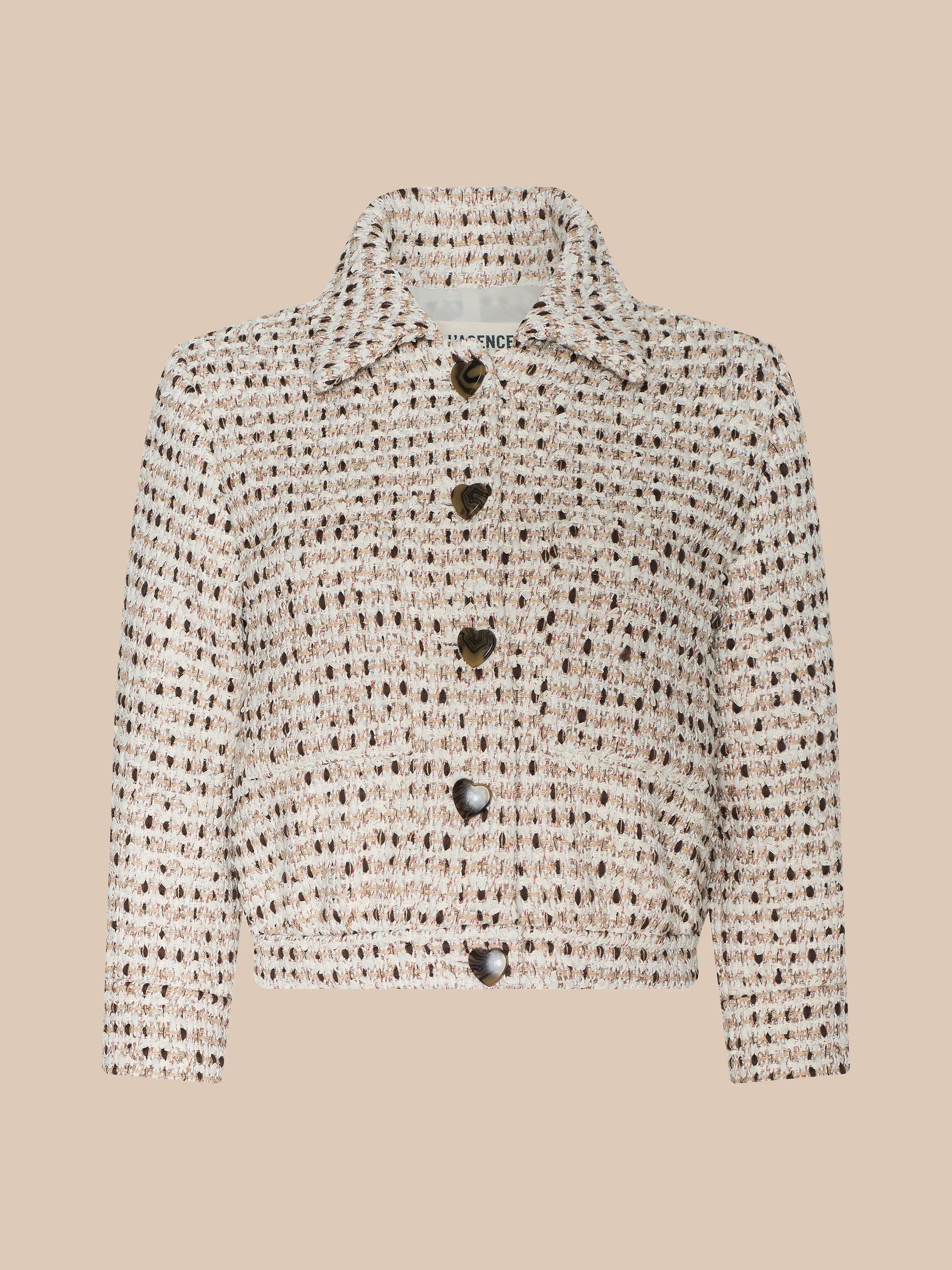 JIA CROPPED TWEED JACKET