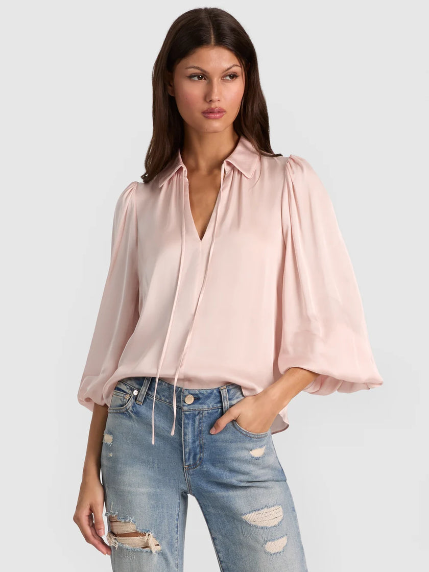 ROANNE TIE FRONT BLOUSE