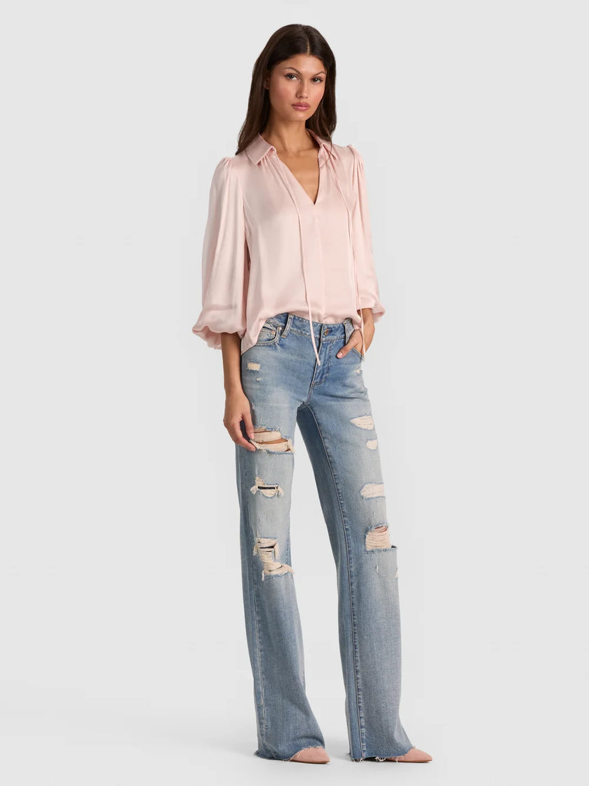 ROANNE TIE FRONT BLOUSE