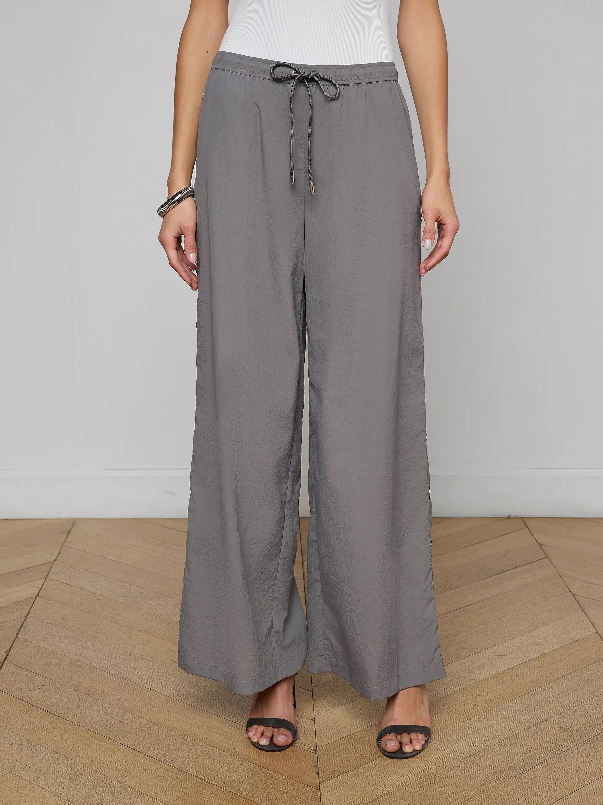 VALKYRIE SNAP PANT IN MEDIUM GREY