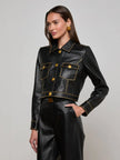 WINSOME STUDDED LEATHER JACKET