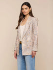 CAMBRIE OVERSIZED LINEN BLEND BLAZER