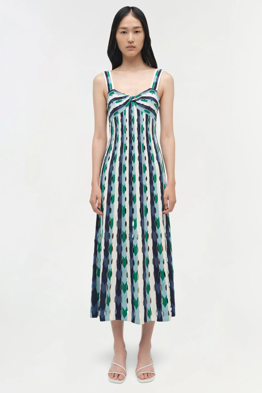 CHRISTINA KNIT MIDI DRESS