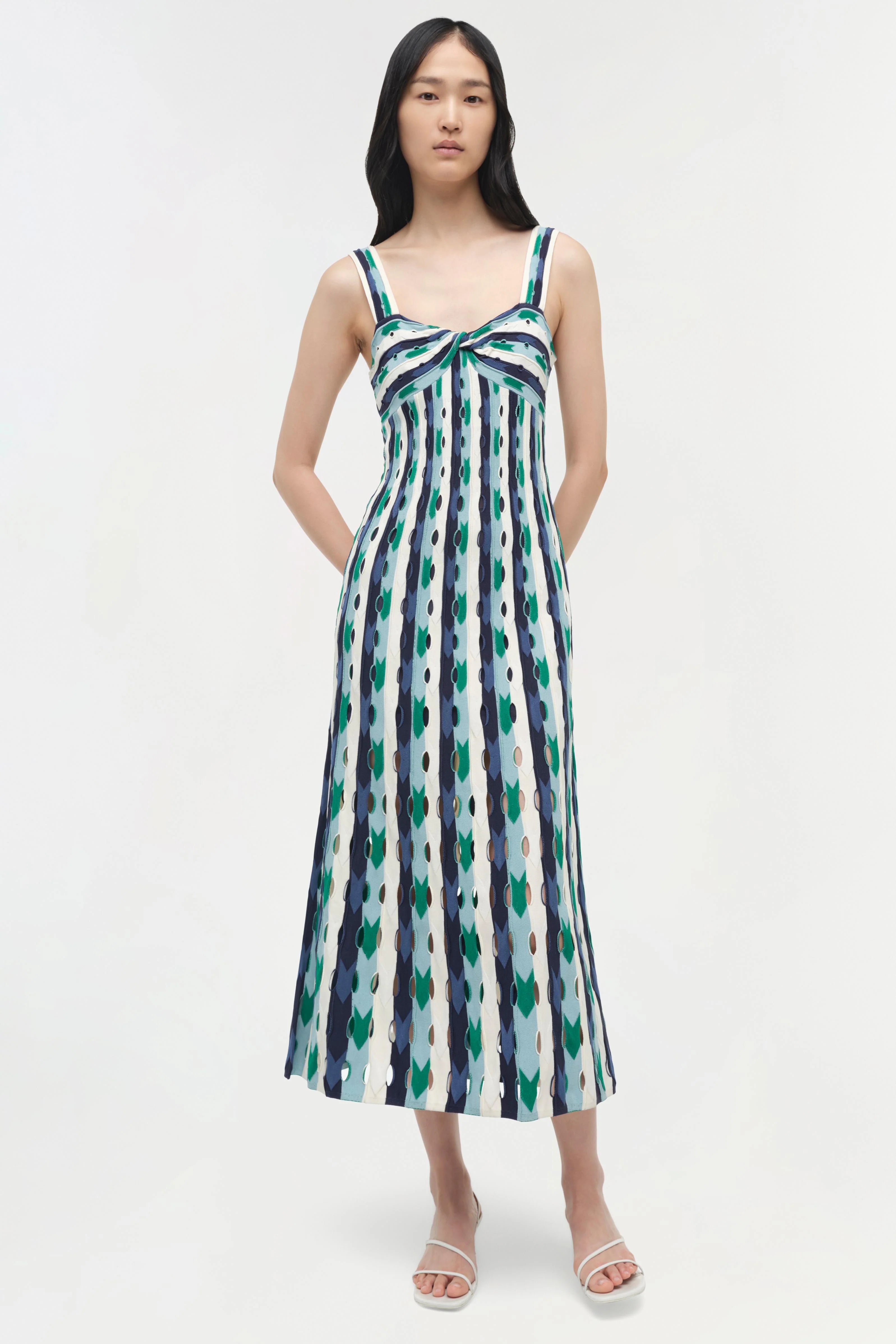 CHRISTINA KNIT MIDI DRESS