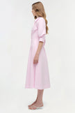 JAZZ COTTON MIDI DRESS IN TULIP