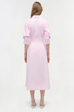 JAZZ COTTON MIDI DRESS IN TULIP