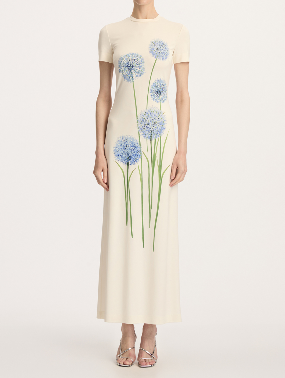 SHORT SLEEVE ALLIUMS JERSEY DRESS