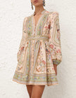 ROSELIGHT PLUNGE MINI DRESS