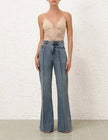 ILLUSTRATION WIDE LEG JEAN