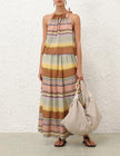 COCO STRIPE CIRCLE SKIRT