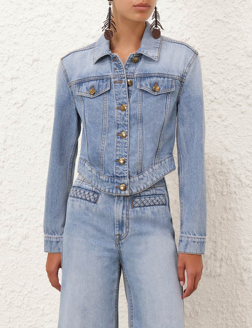 LUCKY FITTED DENIM JACKET