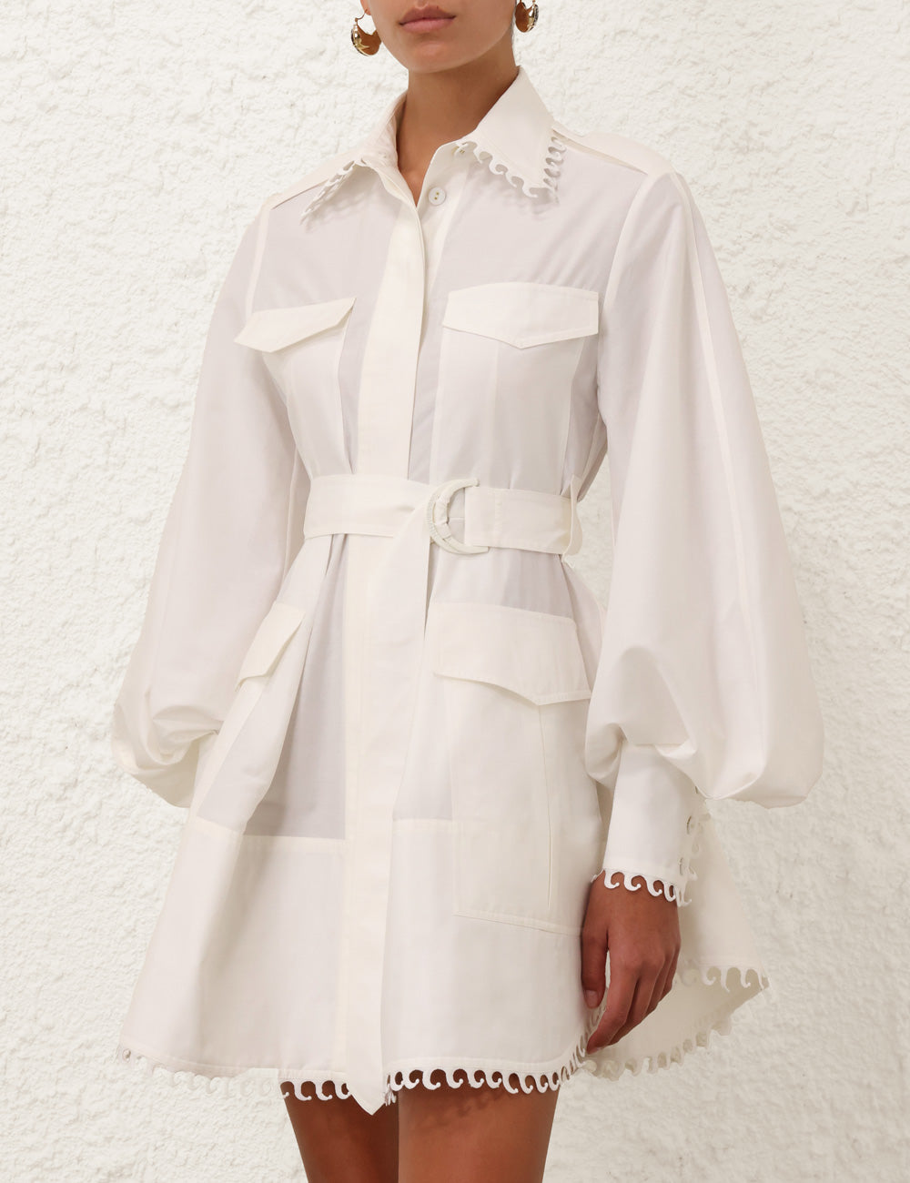 ILLUMINATE UTILITY MINI DRESS