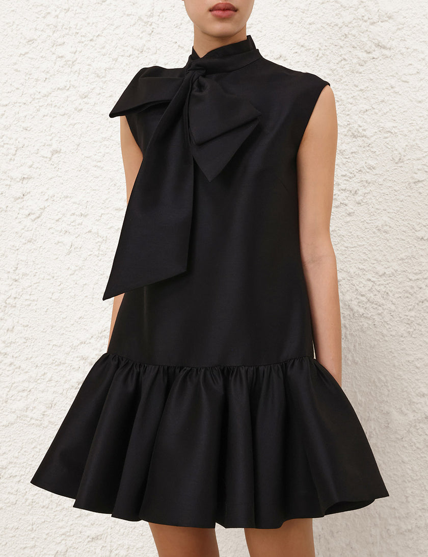 HYPNOTIC BOW MINI DRESS