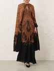 HYPNOTIC CAPED MAXI DRESS