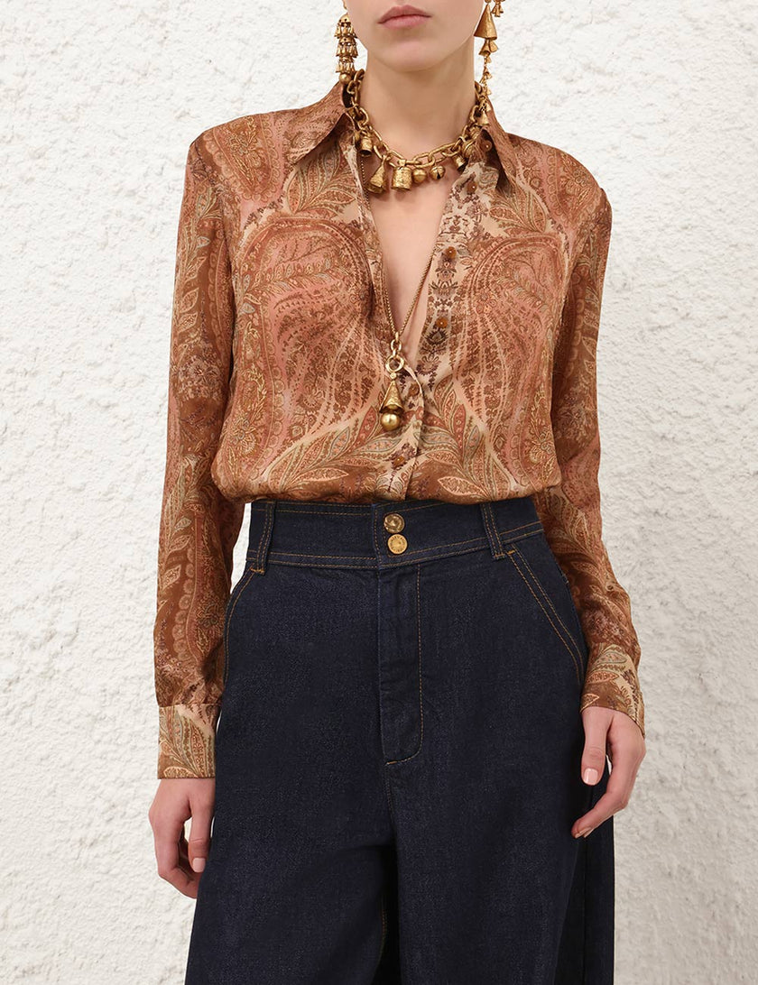 HYPNOTIC SATIN SHIRT