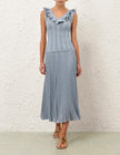 ASTER METALLIC MIDI SKIRT