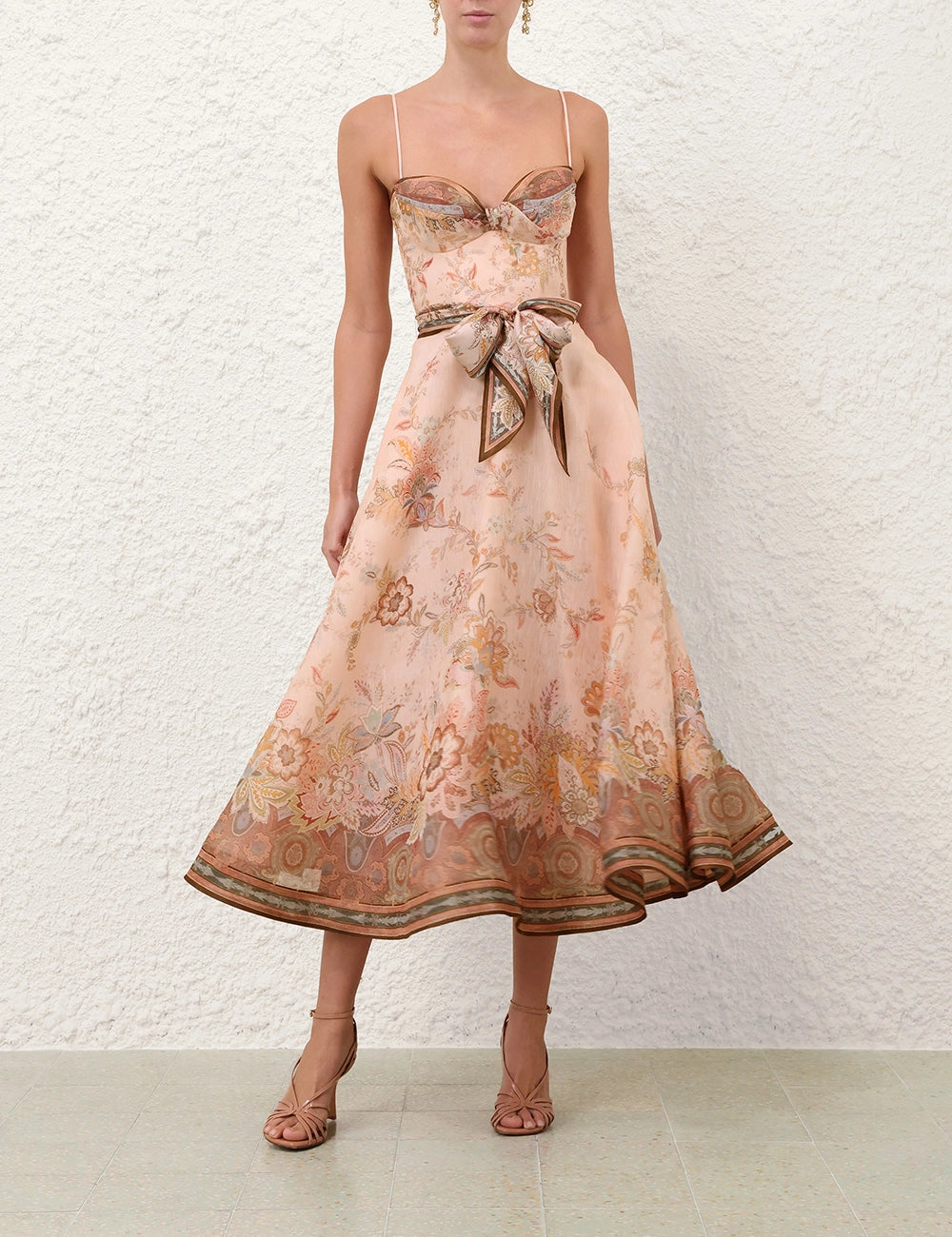ALCHEMY STRUCTURED MIDI DRESS
