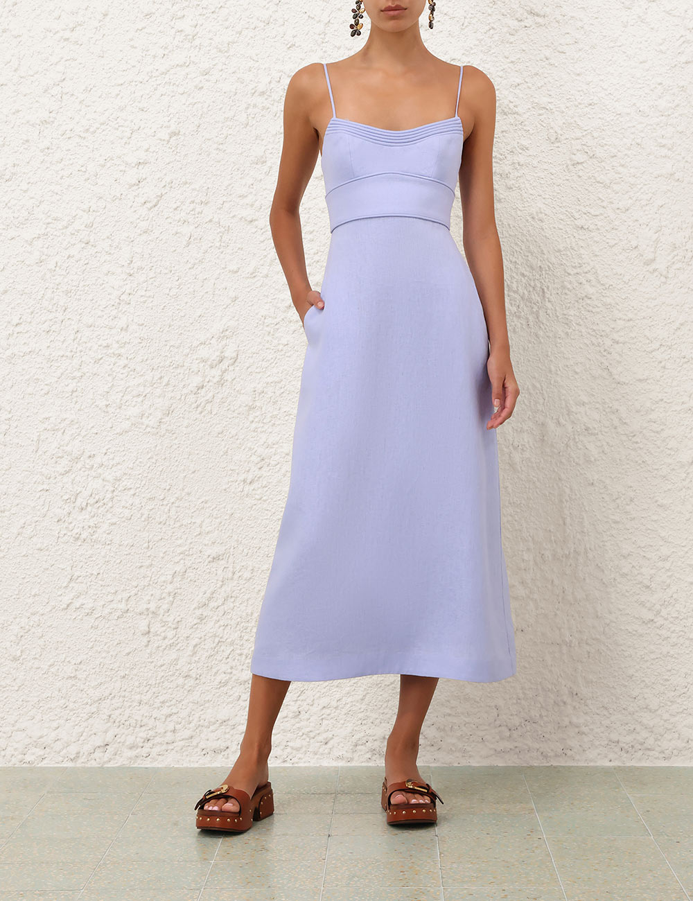 LUNA MIDI DRESS IN SKY