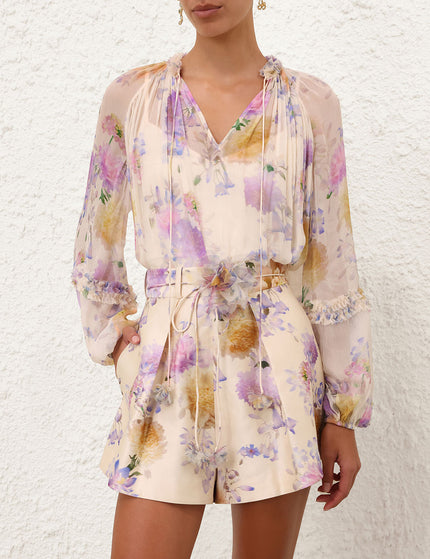 LUNA RUFFLE BILLOW BLOUSE