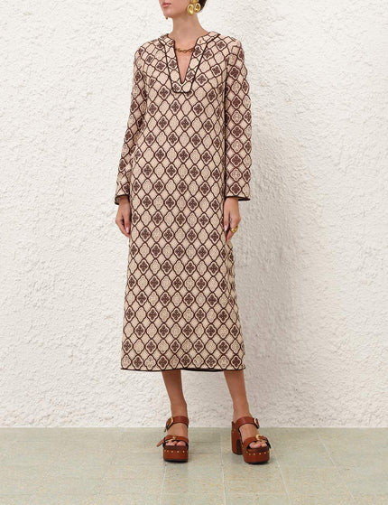 LUNA GUIPURE MIDI DRESS