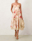 ROSELIGHT PICNIC MIDI DRESS