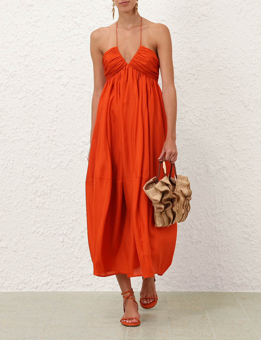 MAHON HALTER MAXI DRESS