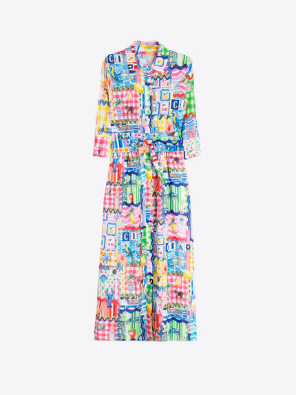 PRINTED CAPRI DRESS