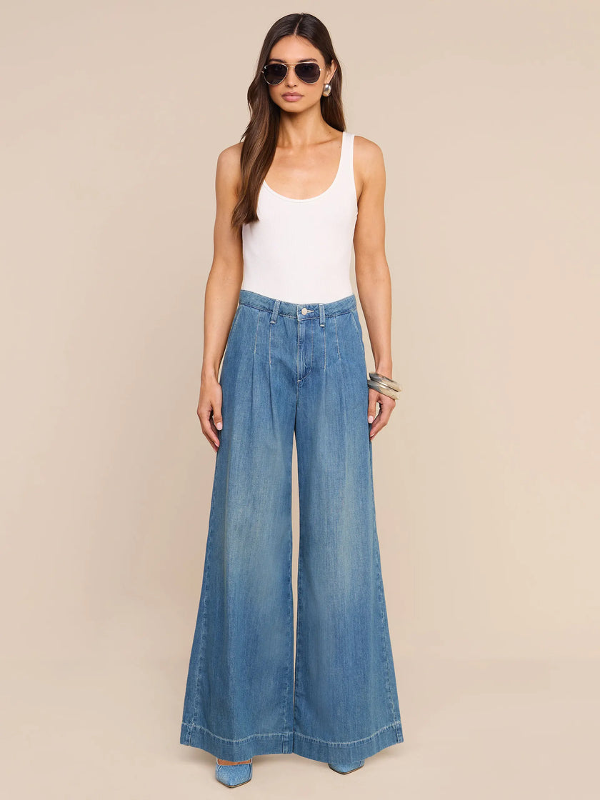 JAYANI PLEATED WIDE LEG JEAN