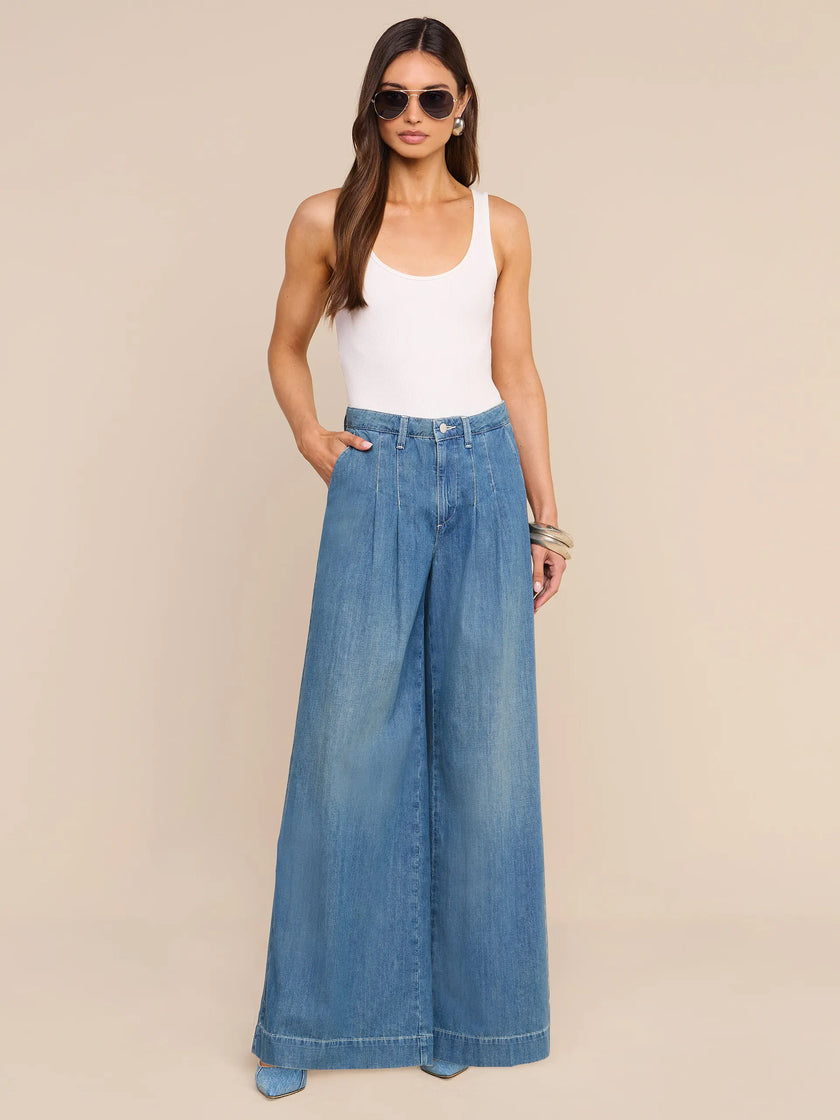 JAYANI PLEATED WIDE LEG JEAN
