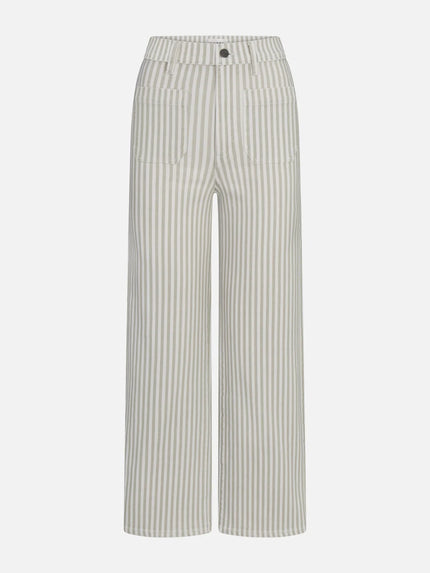 THE ANCHOR PANT IN FLAX STRIPE