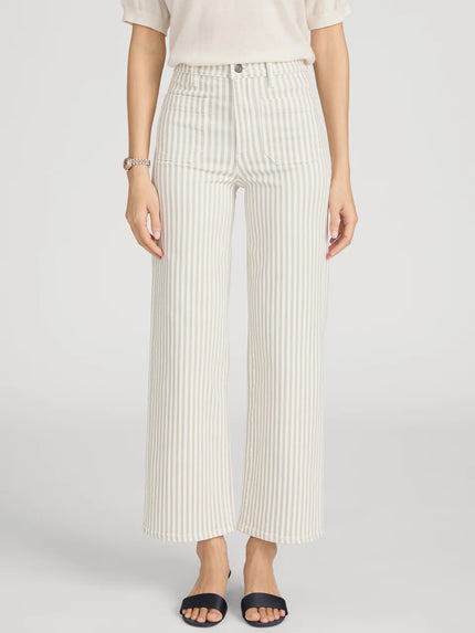 THE ANCHOR PANT IN FLAX STRIPE