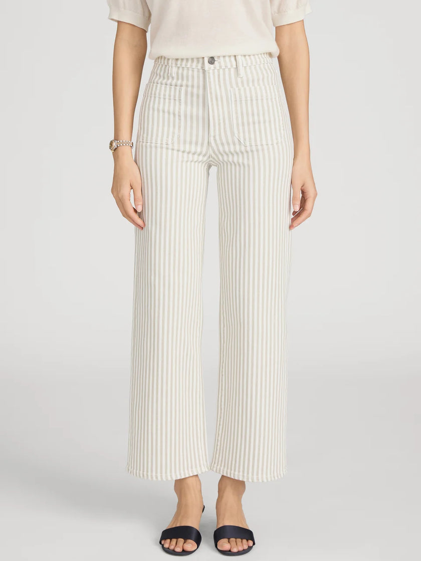 THE ANCHOR PANT IN FLAX STRIPE