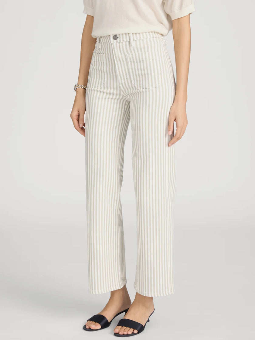 THE ANCHOR PANT IN FLAX STRIPE