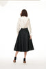 IVORY JEWELED LARGE BOW TAFFETA TOP