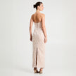 RAMONA STRAPLESS FRINGE MAXI STRAIGHT DRSS