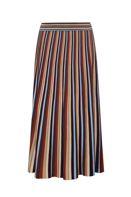 MONTANA SKIRT IN METALLIC STRIPE