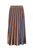 MONTANA SKIRT IN METALLIC STRIPE