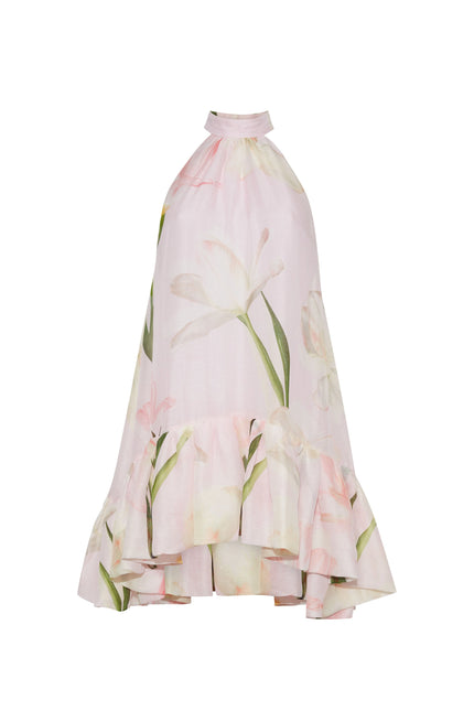 ARCA MINI DRESS IN LILLIAN BLUSH