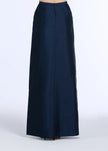 SOFT TAFFETA FAUX WRAP SKIRT