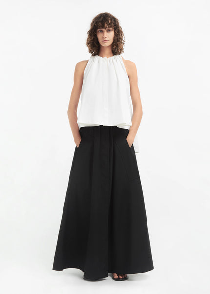 PARACHUTE SKIRT IN COTTON SATEEN