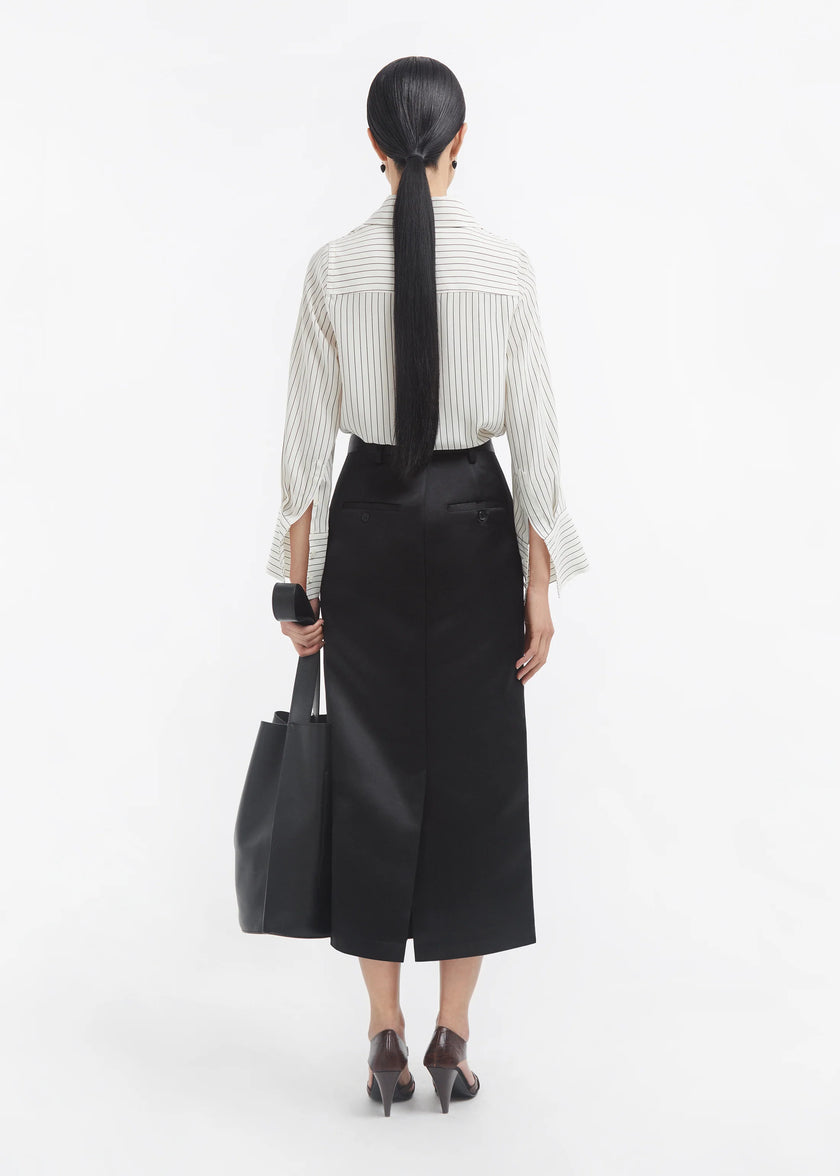 FITTED CLASSIC SHIRT IN SILK