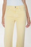 LEXI MID RISE BOWED STRAIGHT JEAN IN DAY GLOW