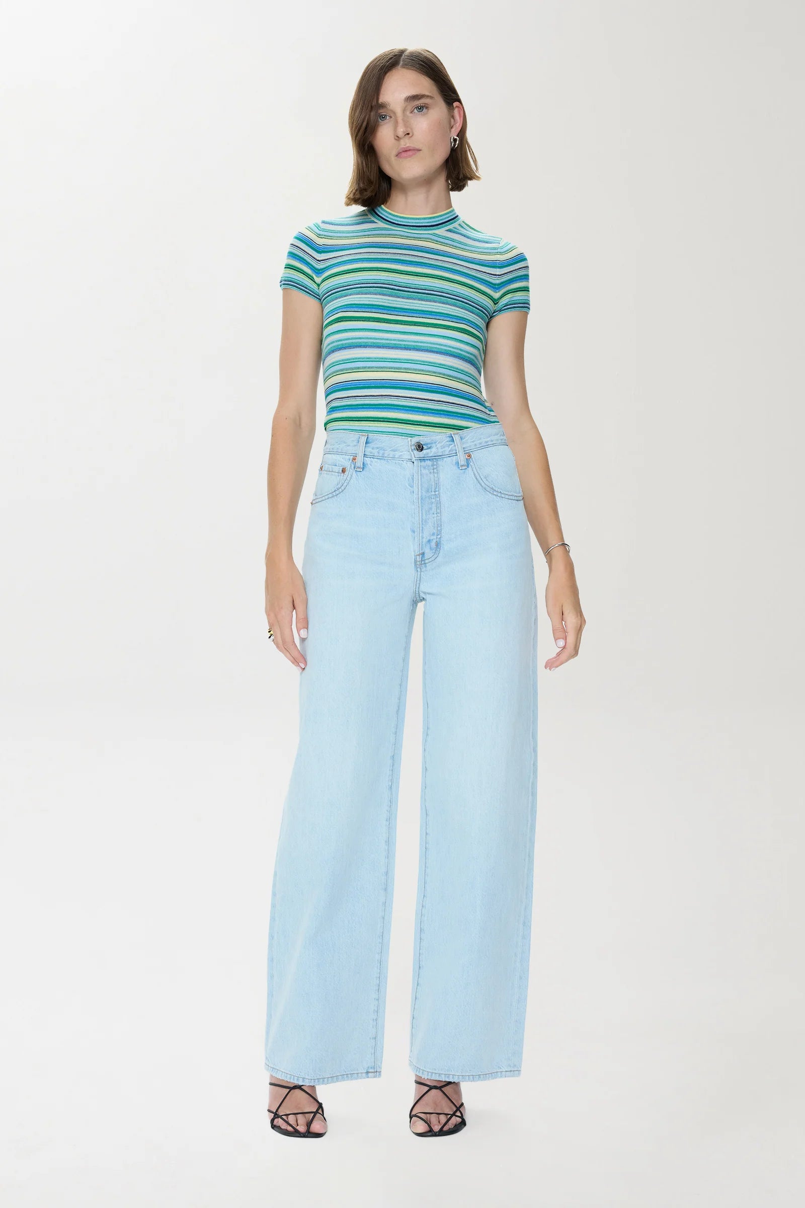 SELENE SHORT SLEEVE SWEATER TEE