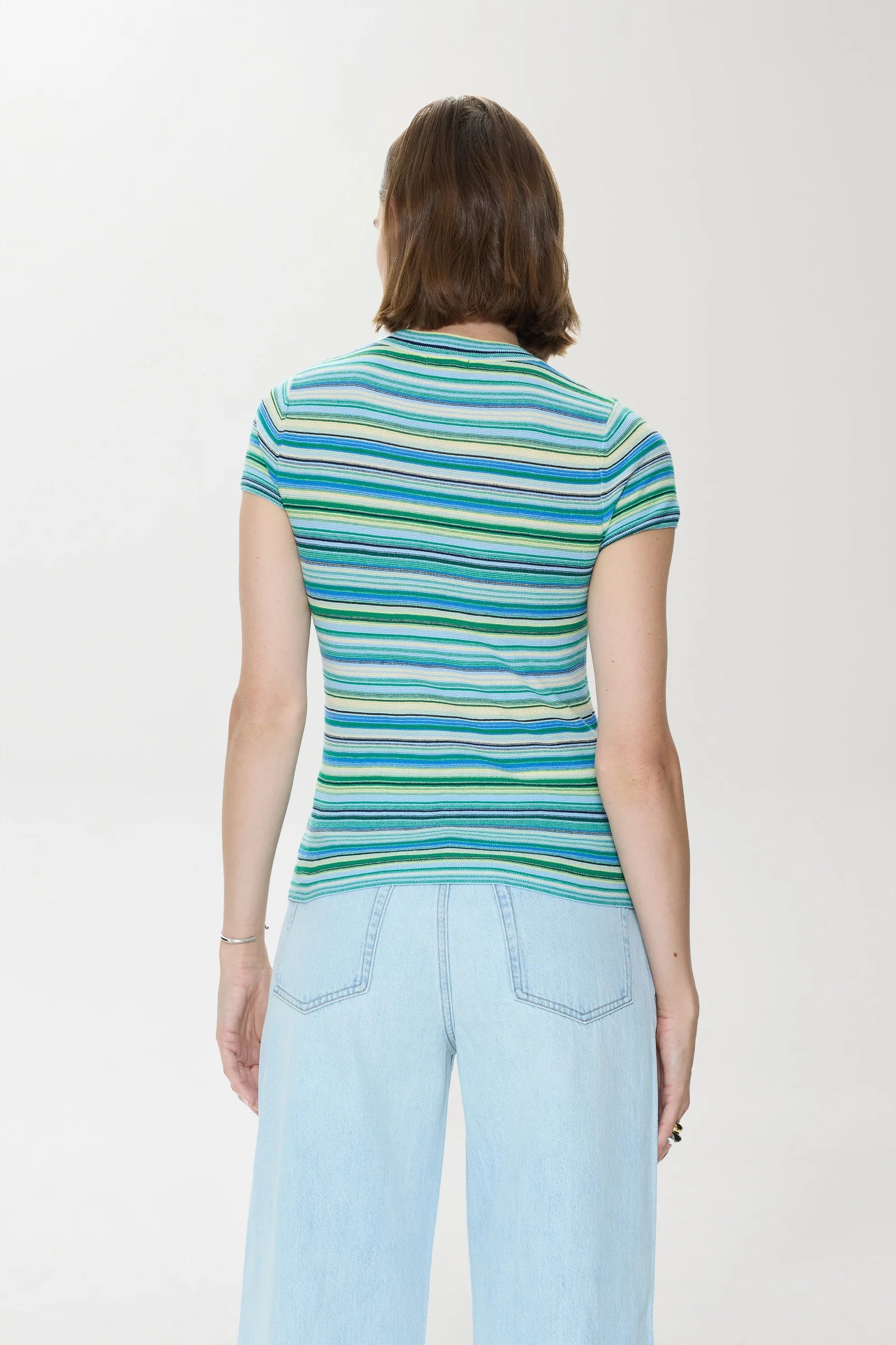 SELENE SHORT SLEEVE SWEATER TEE