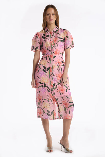 CECILE DRESS IN JARDIN PINK